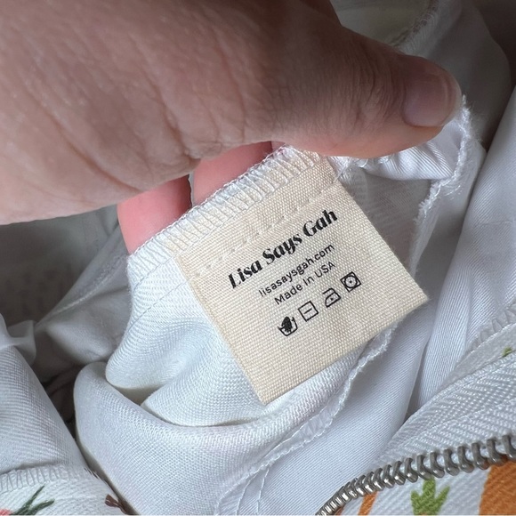 SOLD Lisa says gah farmers market pants jeans fruit print robyn - Picture 6 of 11